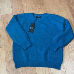 Blue Cashmere Sweater